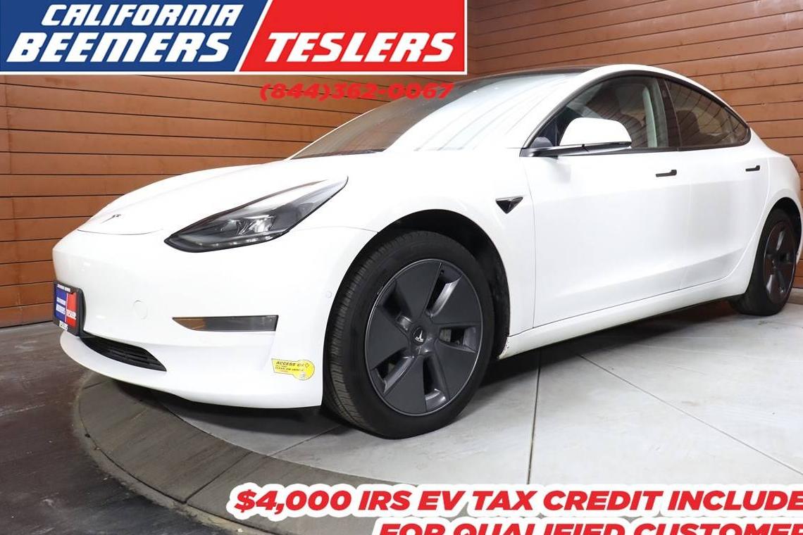 TESLA MODEL 3 2022 5YJ3E1EA6NF172452 image